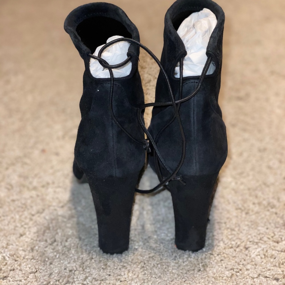 Stuart Weitzman Catch Suede Bootie 9 - image 5